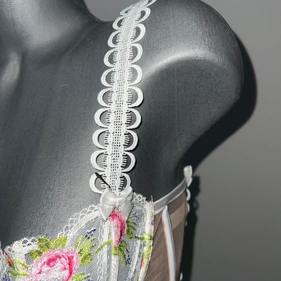 For love & lemons woman’s lace embroidered bustier size XS - Picture 4 of 7